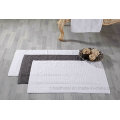 Serviette de sol en jacquard pour tapis de bain antidérapant 100% coton